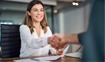 People shaking hands