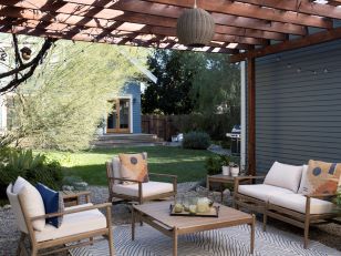back patio of a home