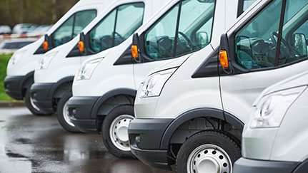 fleet of vehicles